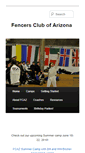 Mobile Screenshot of fencersclubofarizona.com
